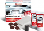 Sonax action set scratch remover paint (2 x 25 ml) eemaldab kriimustused ja marrastused l&auml;bipaistvatelt lakkidelt, toote nr. 03058410