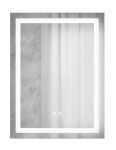 Ristk&uuml;likukujuline peegel LED Granitan Vela 60x80cm