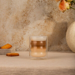 Homla kahekordse seinaga klaasist komplekt Cembra Bubbly, l&auml;bipaistev, 250 ml, 2-osaline