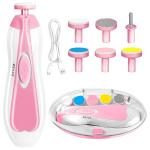 Elektriline beebik&uuml;&uuml;nete trimmer 6-in-1, roosa