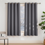 Magamistoa kardinad, hallid, 2 tk, K 175 x L 140 cm