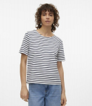 Vero Moda naiste pluus 10304716*01, valge/tumesinine 5715512242323