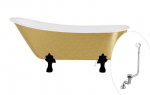 Vann Besco Olaya Glam 160, Gold+Black, sifooniga &uuml;levooluga Klik-klak Chrome