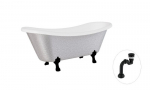 Vann Besco Amelia Glam 190, Silver+Black, sifooniga Klik-klak Black