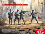 Liimitav mudel ICM 35722 WWI German Infantry in аrmor 1/35