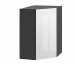 Virtuvinė sieninė spintelė Dalia G&oacute;ra 60x60/92 1D, Pilka/Balta, MDF