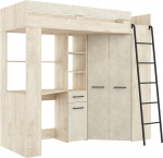 Narivoodi Meblocross Floor P, 200x80 cm, tamme/mandli viimistlus