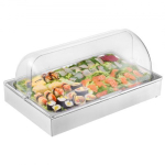 Toidu serveerimise vitriin, 54.6x36.5x24.5 cm, roostevaba teras