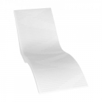 Lamamistoolid, komplekt 2 tk, 180x60x56 cm, valge, PE materjal