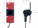 Amio Parking sensor black inside mount 16,5mm