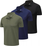 Hingavad meeste polos&auml;rgid Zengvee, must/tumesinine/roheline, 3 tk, XXL