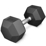 Terasest hantel HEX 1 X 27,5 kg &mdash; universaalne lahendus j&otilde;utreeninguks