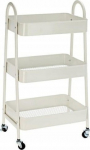 Storage Solutions Metalne Organisaator Valge 3-Tasandit 44x31,5x78,5 cm