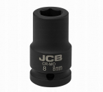 Jcb Impact 1/2" 8mm kuuskant Cr-mo pea