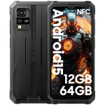 Telefon Blackview BV4800 SE 4/64GB 5100mAh 6.56" HD+ 16MP+8MP vastupidav nutitelefon Android 15 Dual SIM NFC Must