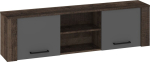 Seinale riputatav kapp Meblocross Slide Sli-13 2D, tumepruun/hall