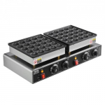 Mini Hollandi pannkoogimasin, 50 poffertjes&rsquo;t, 58x35x17.5 cm, h&otilde;bedane, roostevaba teras