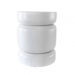 Kohvilaud Homla, 32x32 cm, valge