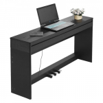 Digitaalne klaver, 88-klahviline t&auml;iskaalutundlik elektriline klaver alusega, must