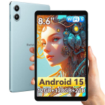 Tahvelarvuti Blackview LINK 2 8.68" FHD AI x Android 15, RAM 12 GB ROM 128 GB/SD 2 TB, 5000mAh Widevine L1 1080P WPS - Sinine