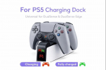 DualSense PS5 kahekontrolleri laadija LED-indikaatoriga