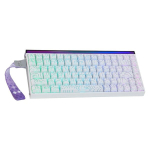 Aula Hero84 HE juhtmevaba magnetiline m&auml;nguklaviatuur RGB-valgusribaga ja taustavalgustuse (valge)