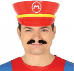 Punane m&uuml;ts "super Mario Bros" - karnevali kost&uuml;&uuml;mi aksessuaar