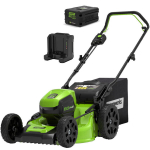 Muruniiduk Greenworks, 60V, 46 cm GD60LM46HPK4, Laadija + akukomplekt 4Ah - 2502807UB