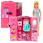 Nukk riidekapi ja aksessuaaridega