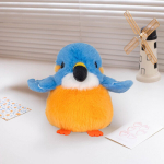 Pehme m&auml;nguasi Lind, sinine/oranž, 12 cm