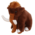 Pl&uuml;&uuml;sist m&auml;nguasi Mammut, 20 cm, pruun