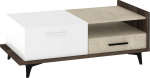 Meblocross BOX-03 BOX kohvilaud panipaigaga &ndash; Tamm/Valge/Granada Almond