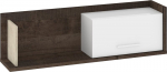Meblocross BOX-11 seinale paigaldatav kapp &ndash; tamm/valge/Granada Almond