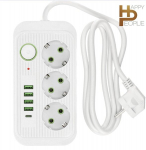 Pikendusjuhe lisapistikupesadega, 2 meetrit