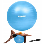 V&otilde;imlemispall fitnessiks 85 cm pumbaga, Gimnastikos kamuolys fitnesui 85 cm su pompa
