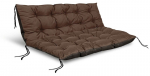 Aiapadjakomplekt 120/80 cm + 120/40 cm pingile, alused, veekindlad, pruunid