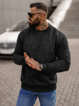 Meeste must kapuutsiga kampsun New York, XL