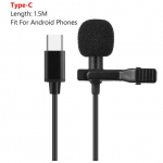 C-t&uuml;&uuml;pi pistikuga klambriga mikrofon