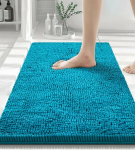 Vannitoavaip &bdquo;Noodles&ldquo; &ndash; helesinine, libisemiskindel ja pehme, 80 &times; 50 cm