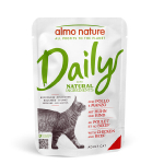 Almo Nature Daily, t&uuml;kid kastmes kana ja veisega, 30&times;70 g