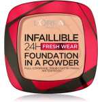 Kompaktpuuder L'Or&eacute;al Paris Infaillible 24H Fresh Wear Foundation In A Powder, kauap&uuml;siv matt, 9 g