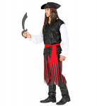 "KARIIBI MERE PIRAAT" (s&auml;rk vestiga, p&uuml;ksid, v&ouml;&ouml;, peapael, m&uuml;ts)