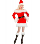 "MISS SANTA" samet ja pl&uuml;&uuml;sist (kleit, v&ouml;&ouml;, m&uuml;ts)