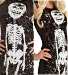 "Skelettidega litritega kleit"