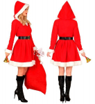 "MISS SANTA" (kapuutsiga kleit, v&ouml;&ouml;)