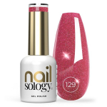 H&uuml;briidne geellakk Clavier Nailsology 129 Lambada roosa v&auml;lk- s&auml;delusefektiga