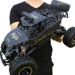 Suur puldiga juhitav metallist maastikuauto 4x4 1:12, Didelis nuotoliniu būdu valdomas metalinis bekelės automobilis 4x4 1:12