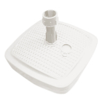 R&otilde;du p&auml;ikesevarju alus &ndash; rotangi v&auml;limus &ndash; valge &ndash; 39x39 cm plastik