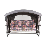 Aia kiik Patio Ravenna Black Edition s&auml;&auml;sev&otilde;rguga, 4‑kohaline