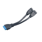 Usb 3.0 19 kontaktiga plaadiadapter 2x Usb 3.0-ga